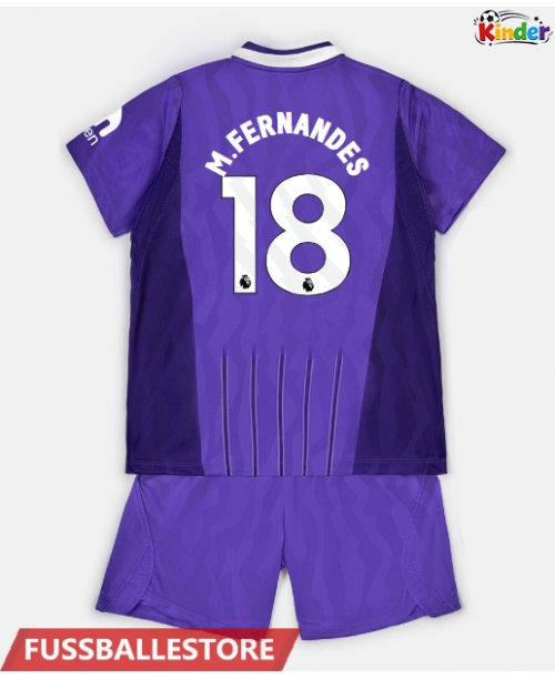 Günstige Tottenham Hotspur Mateus Fernandes #18 3rd trikot Kinder 2026-27 Kurzarm (+ Kurze Hosen)